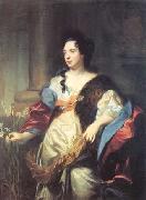 Hyacinthe Rigaud Portrait of Marie Cadenne oil on canvas